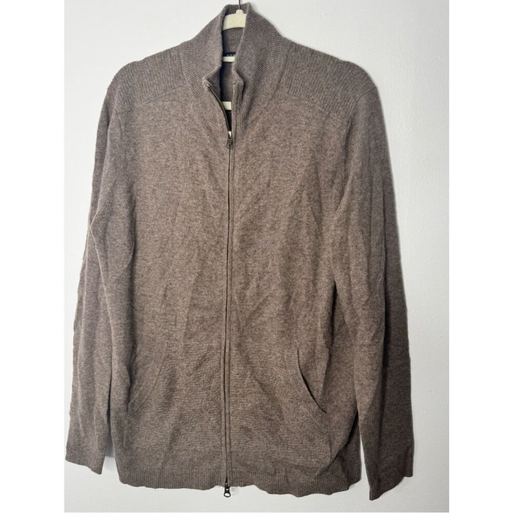 Autumn Cashmere pure cashmere zip up sweater size medium